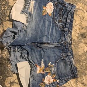American eagle jean shorts